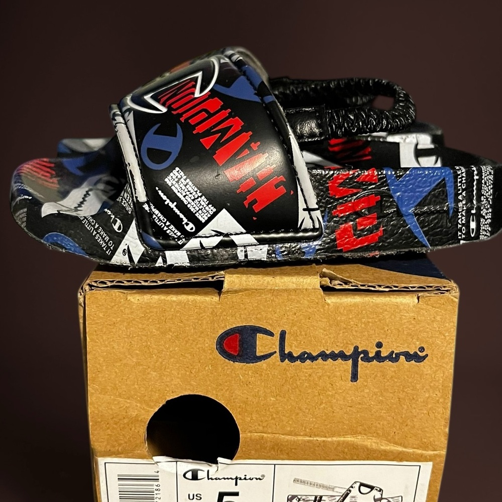 Champion Toddler Graphic Slides